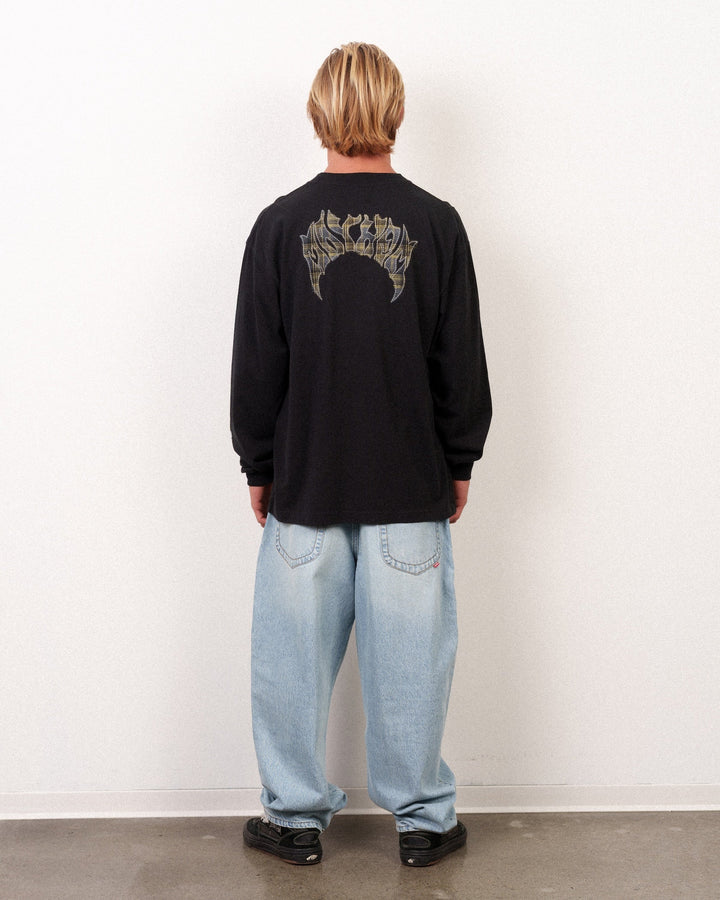 Lost Men's Mayhem Flannel Long Sleeve Tee Black - Black - Sun Diego Boardshop
