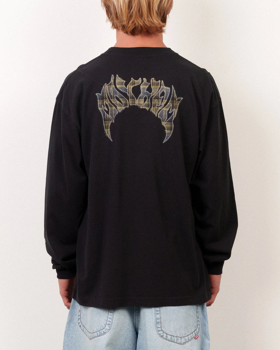 Lost Men's Mayhem Flannel Long Sleeve Tee Black - Black - Sun Diego Boardshop