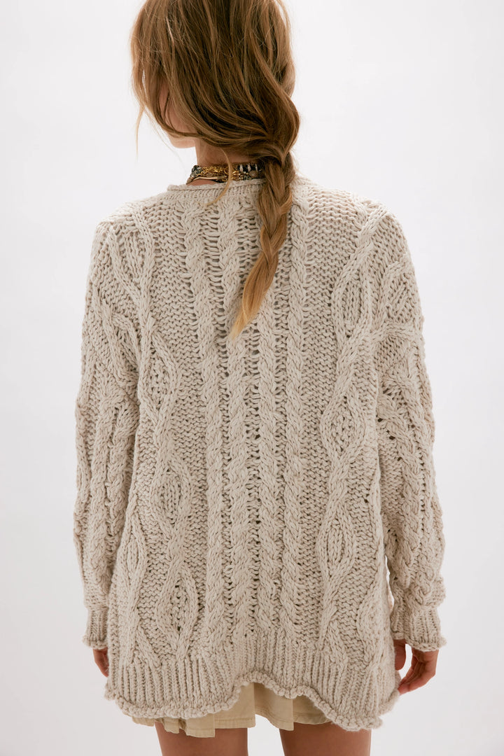 Free People Women's Opal Knit Cardi - Tea - Sun Diego Boardshop