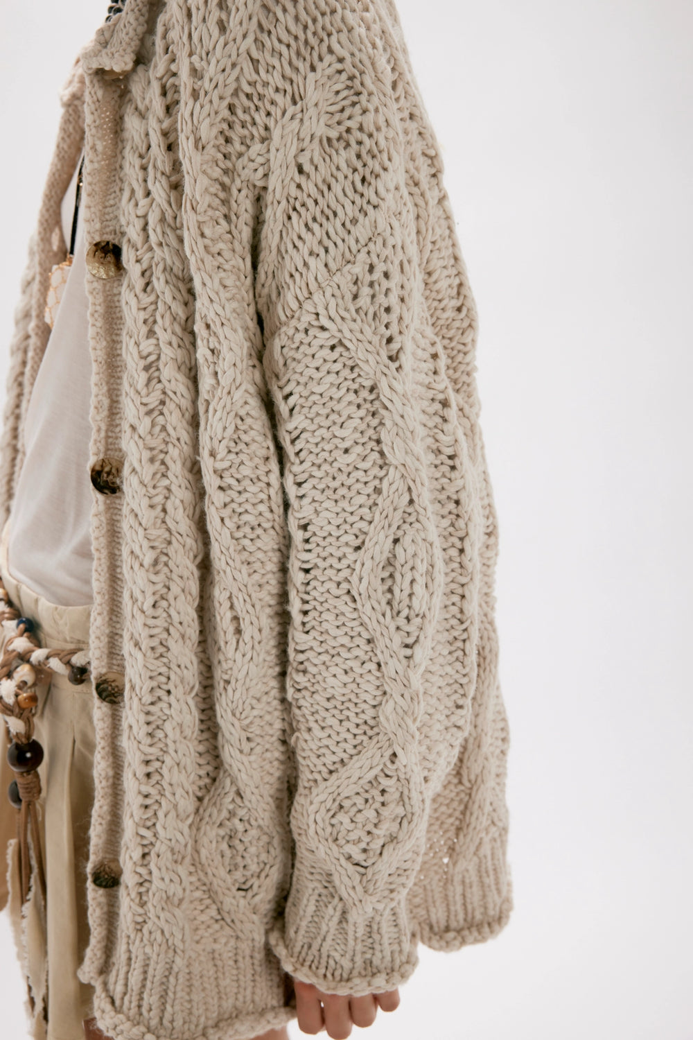 Free People Women's Opal Knit Cardi - Tea - Sun Diego Boardshop