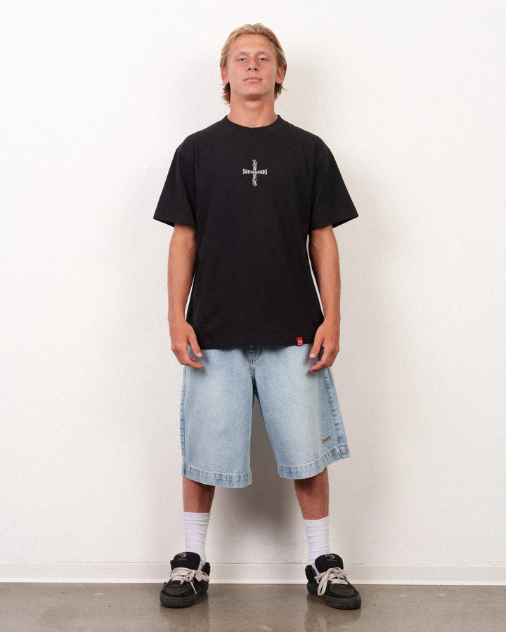 Lost Men's Big Rig Denim Jort - Vintage Blue - Sun Diego Boardshop