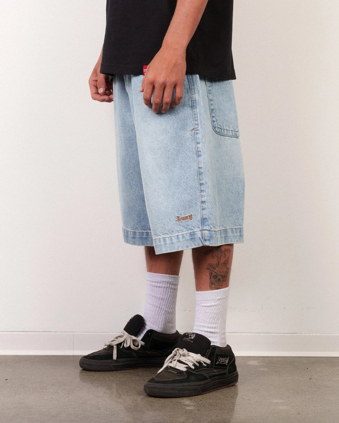 Lost Men's Big Rig Denim Jort - Vintage Blue - Sun Diego Boardshop