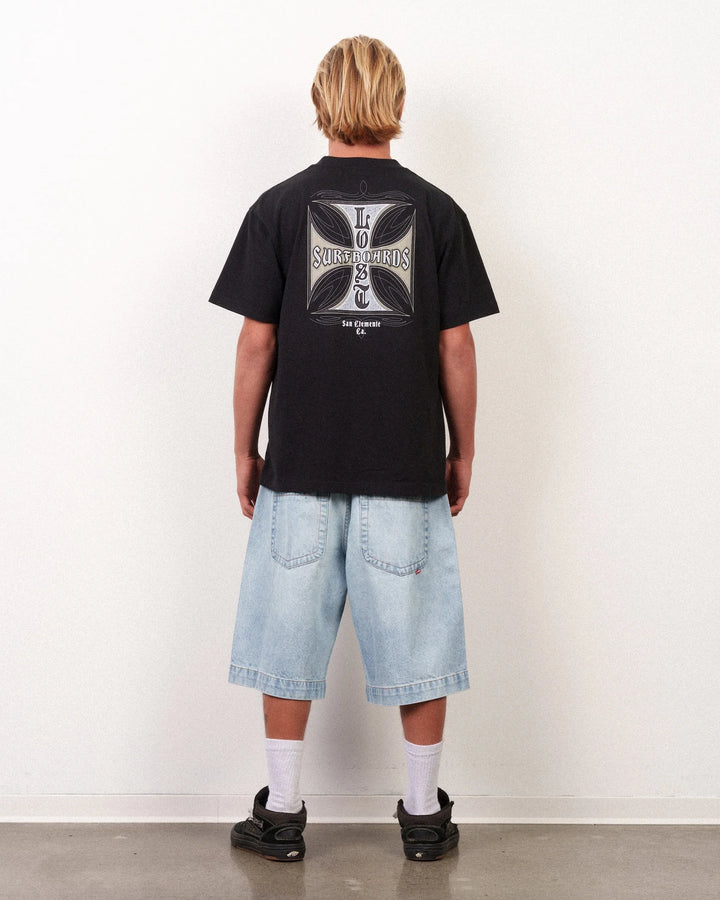 Lost Men's Big Rig Denim Jort - Vintage Blue - Sun Diego Boardshop