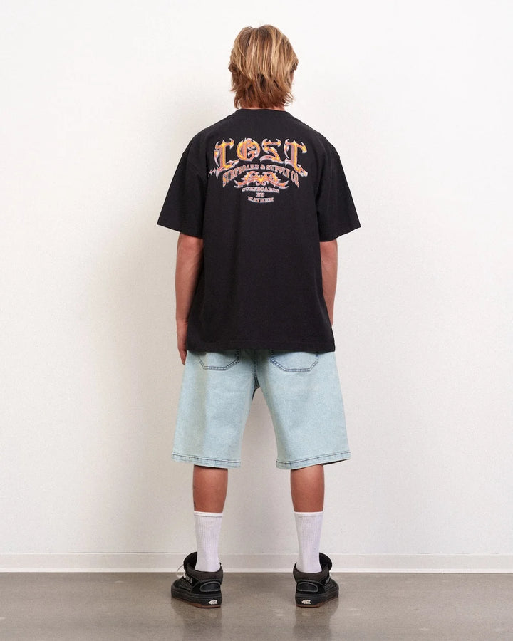 Lost Men's Dropout Denim Jort - Washed Up Blue - Sun Diego Boardshop