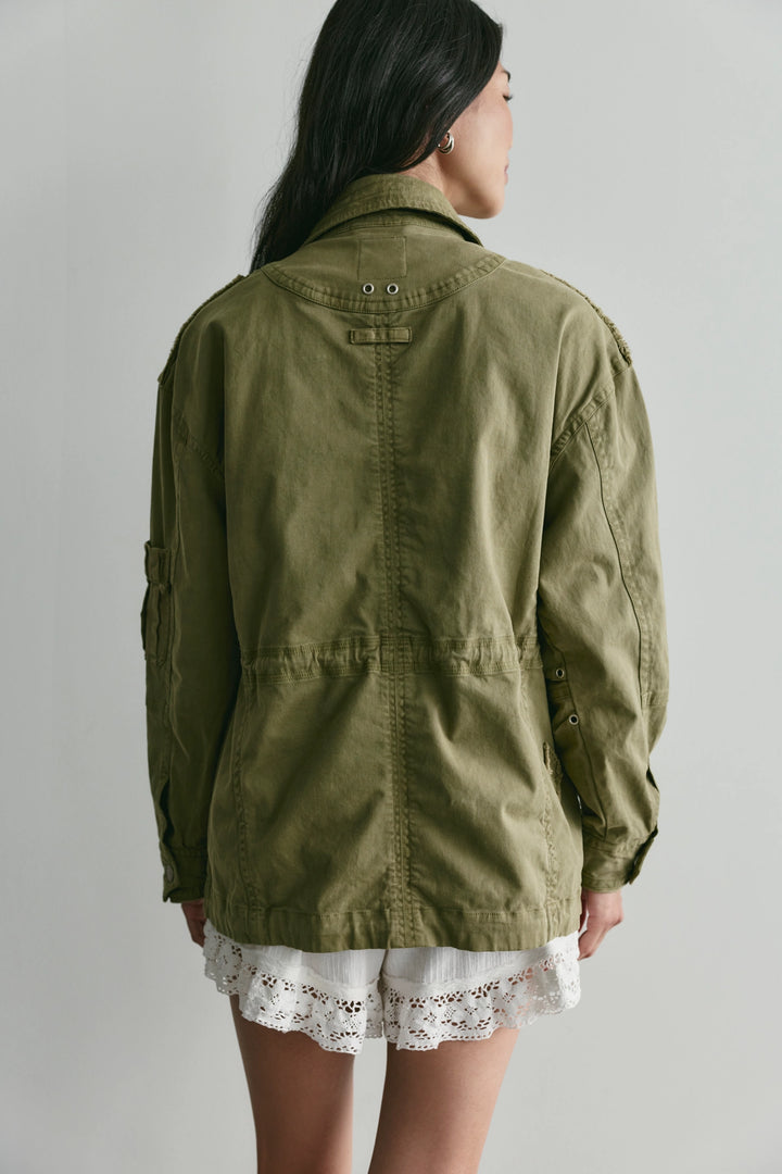 Free People Women's Marlo Surplus Jacket - Olivine - Sun Diego Boardshop
