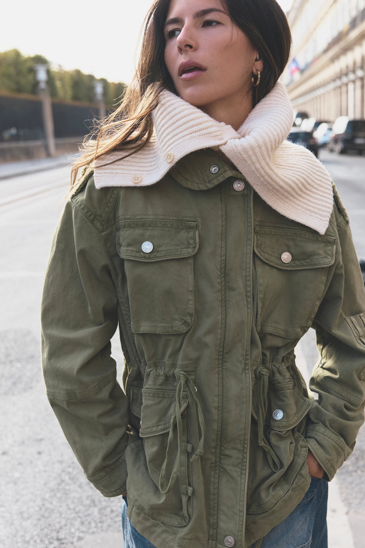 Free People Women's Marlo Surplus Jacket - Olivine - Sun Diego Boardshop