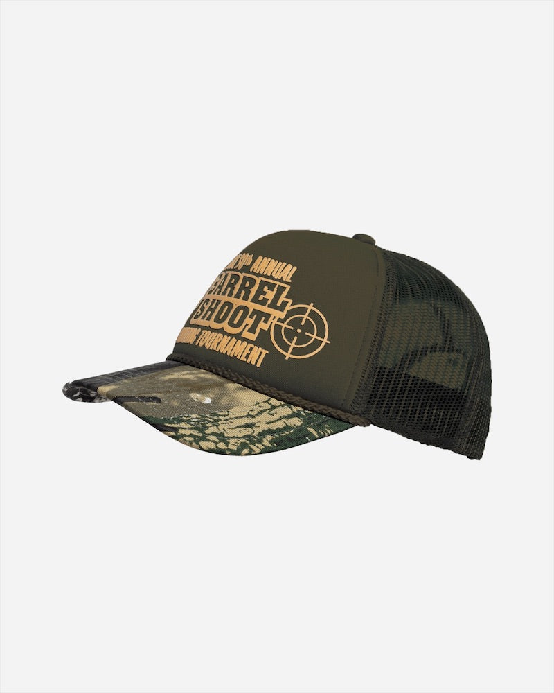 Lost ENTERPRISES Barrel Shoot Trucker Hat - CAMO - Sun Diego Boardshop