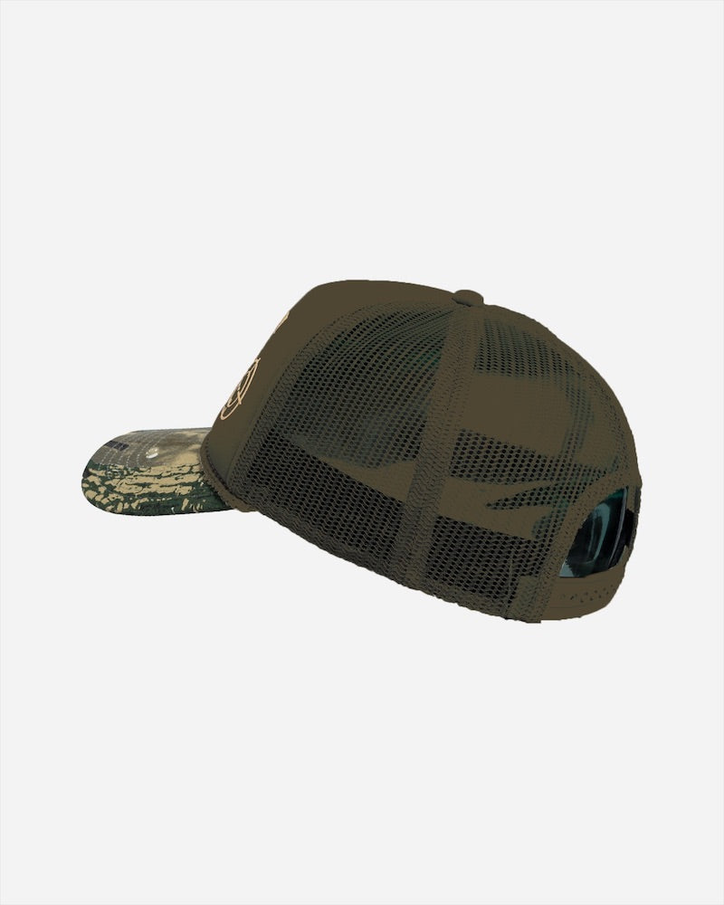 Lost ENTERPRISES Barrel Shoot Trucker Hat - CAMO - Sun Diego Boardshop