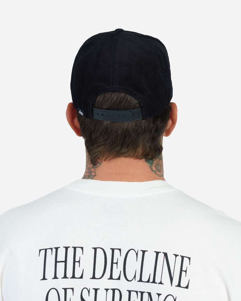 Lost Decline Corduroy Hat - Black - Sun Diego Boardshop