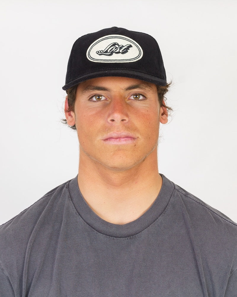 Lost Top-Notch Corduroy Hat - Black - Sun Diego Boardshop