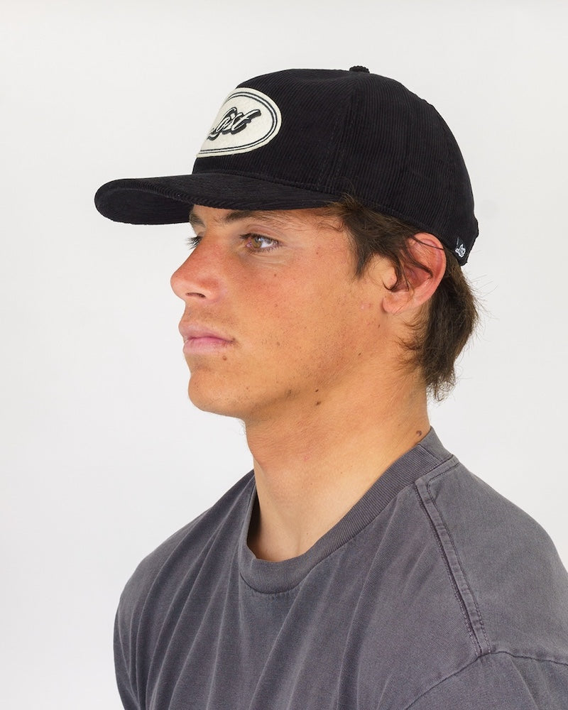 Lost Top-Notch Corduroy Hat - Black - Sun Diego Boardshop