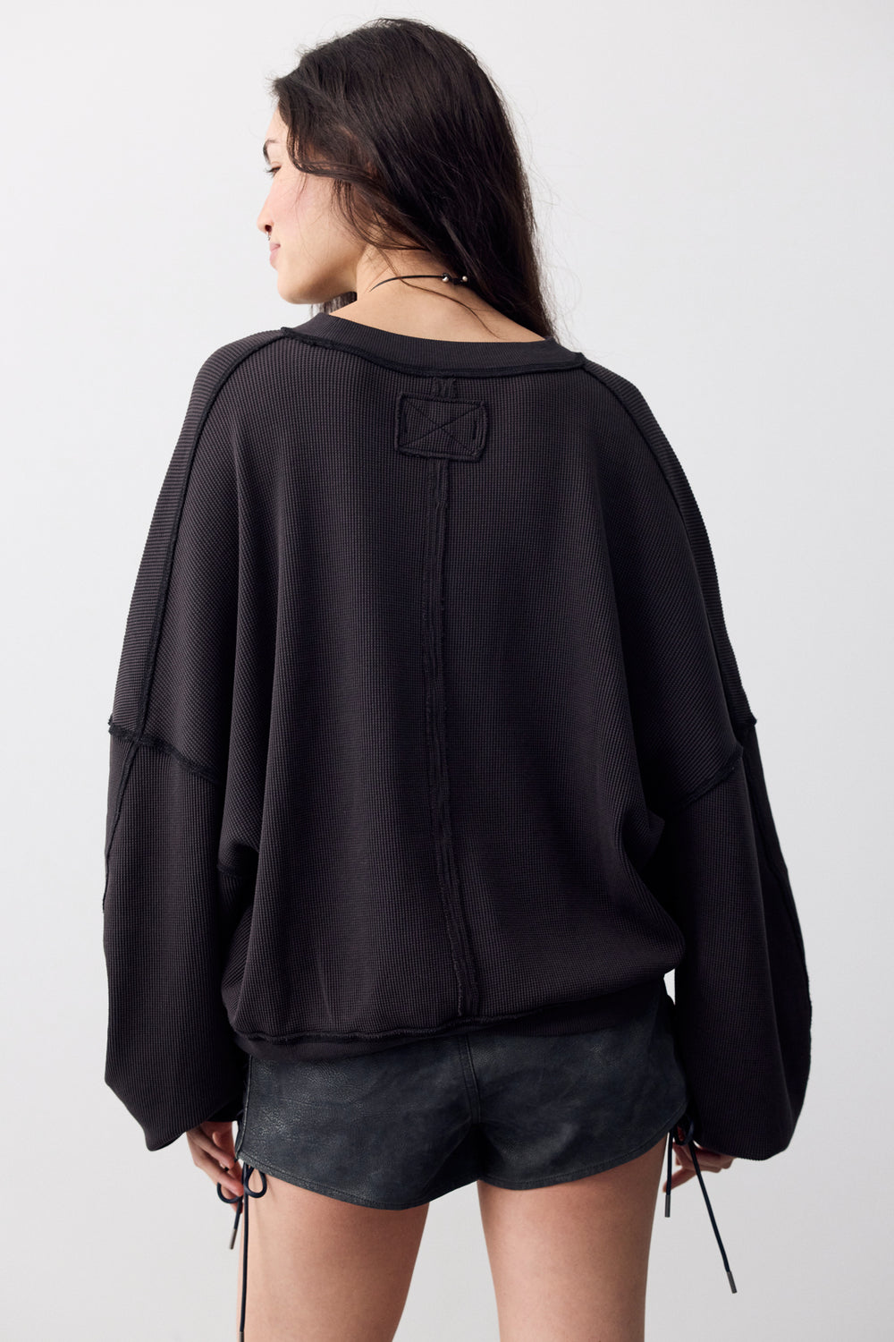 Free People Women's Skyline Thermal - Black - Sun Diego Boardshop