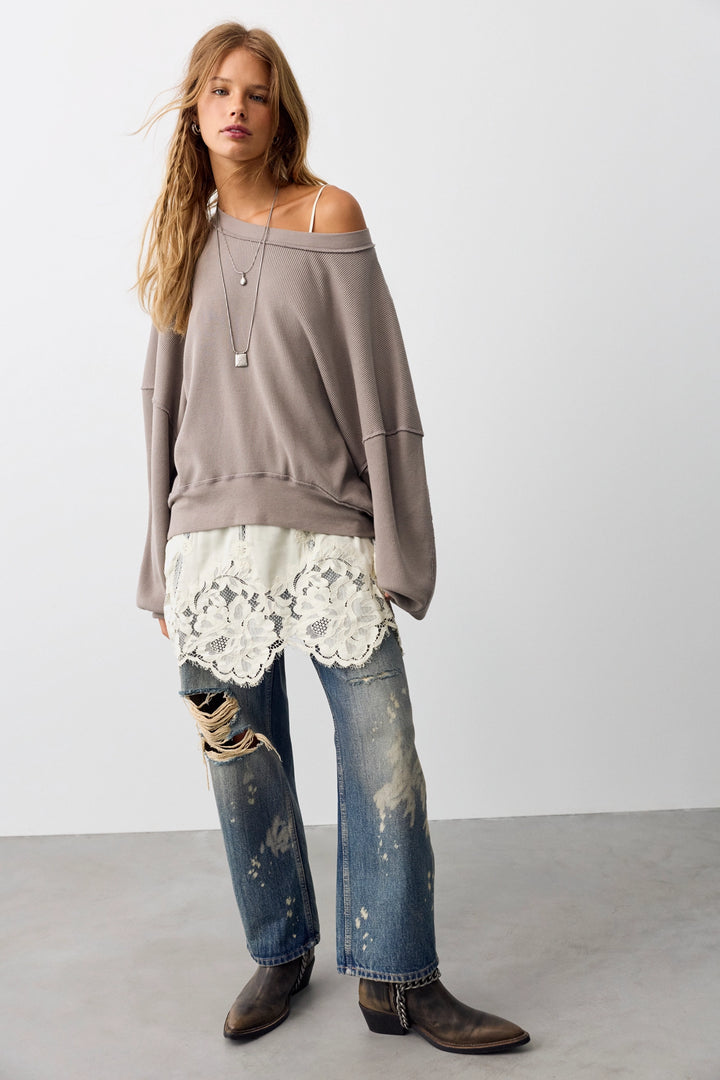 Free People Women's Skyline Thermal - Petrified Wood - Sun Diego Boardshop