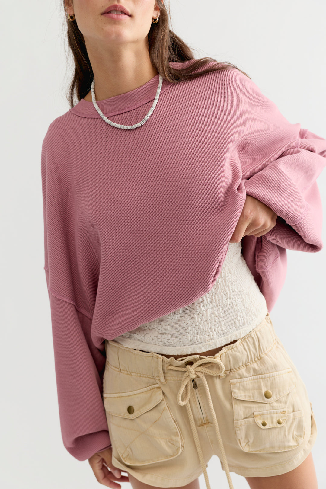Free People Women's Skyline Thermal - Rose Raisin - Sun Diego Boardshop