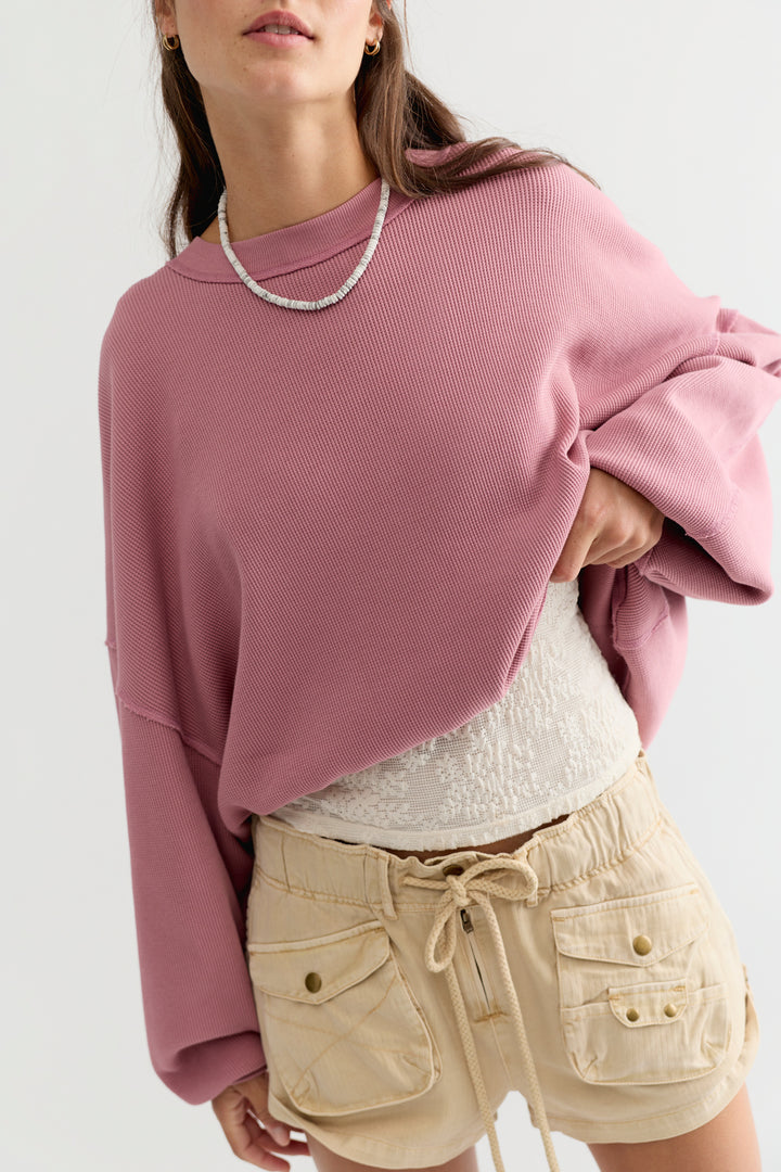 Free People Women's Skyline Thermal - Rose Raisin - Sun Diego Boardshop