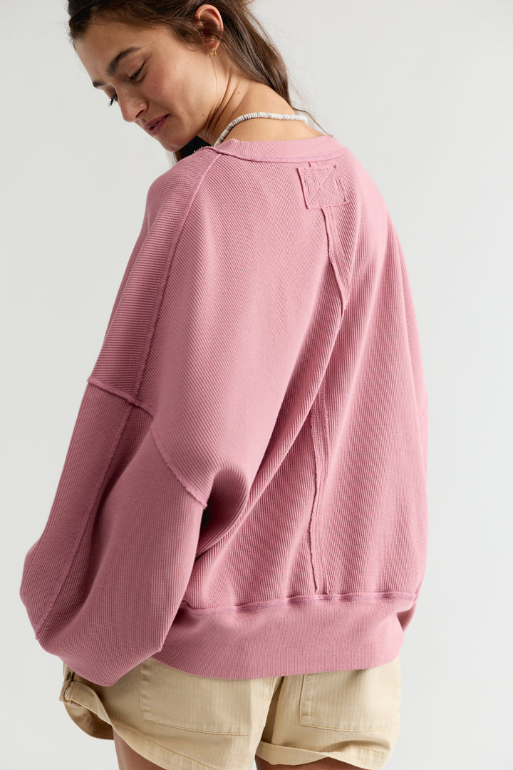 Free People Women's Skyline Thermal - Rose Raisin - Sun Diego Boardshop