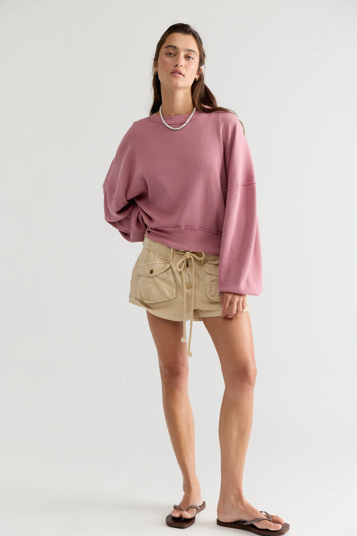 Free People Women's Skyline Thermal - Rose Raisin - Sun Diego Boardshop