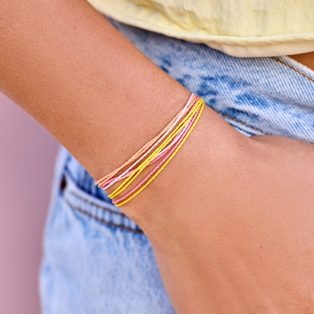 Pura Vida BRACELET - BLUSHING LEMONADE - Sun Diego Boardshop