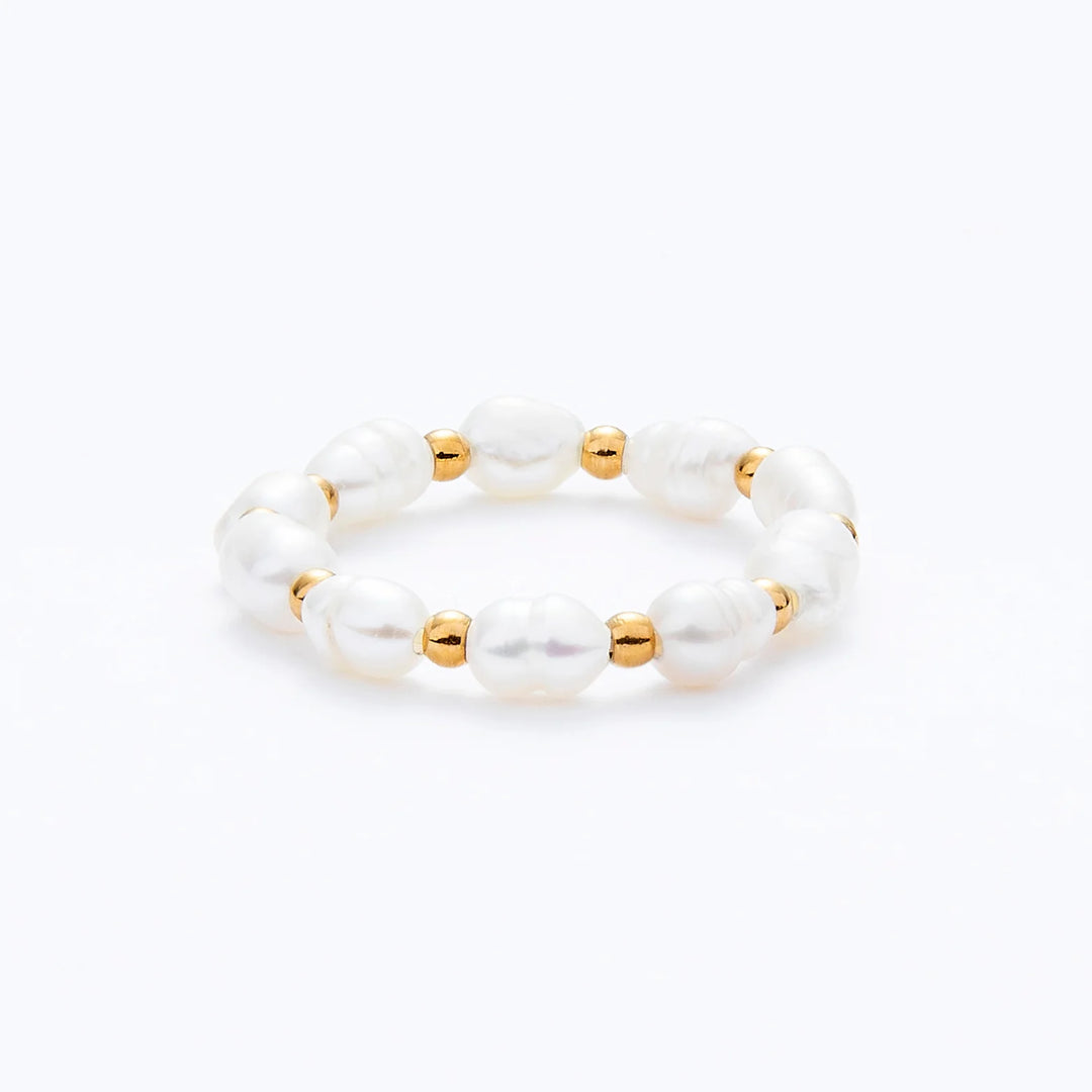 Mauka Elastic Ring - Gold/ Pearl - Sun Diego Boardshop