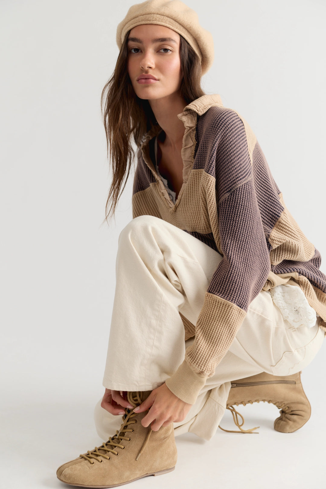 Free People Women's FP One Rainn Thermal - Neutral Combo