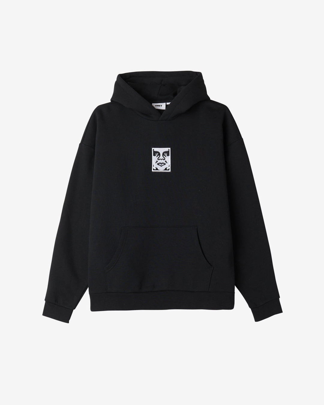 Obey ICON II EXTRA HEAVY PULLOVER - BLACK - Sun Diego Boardshop