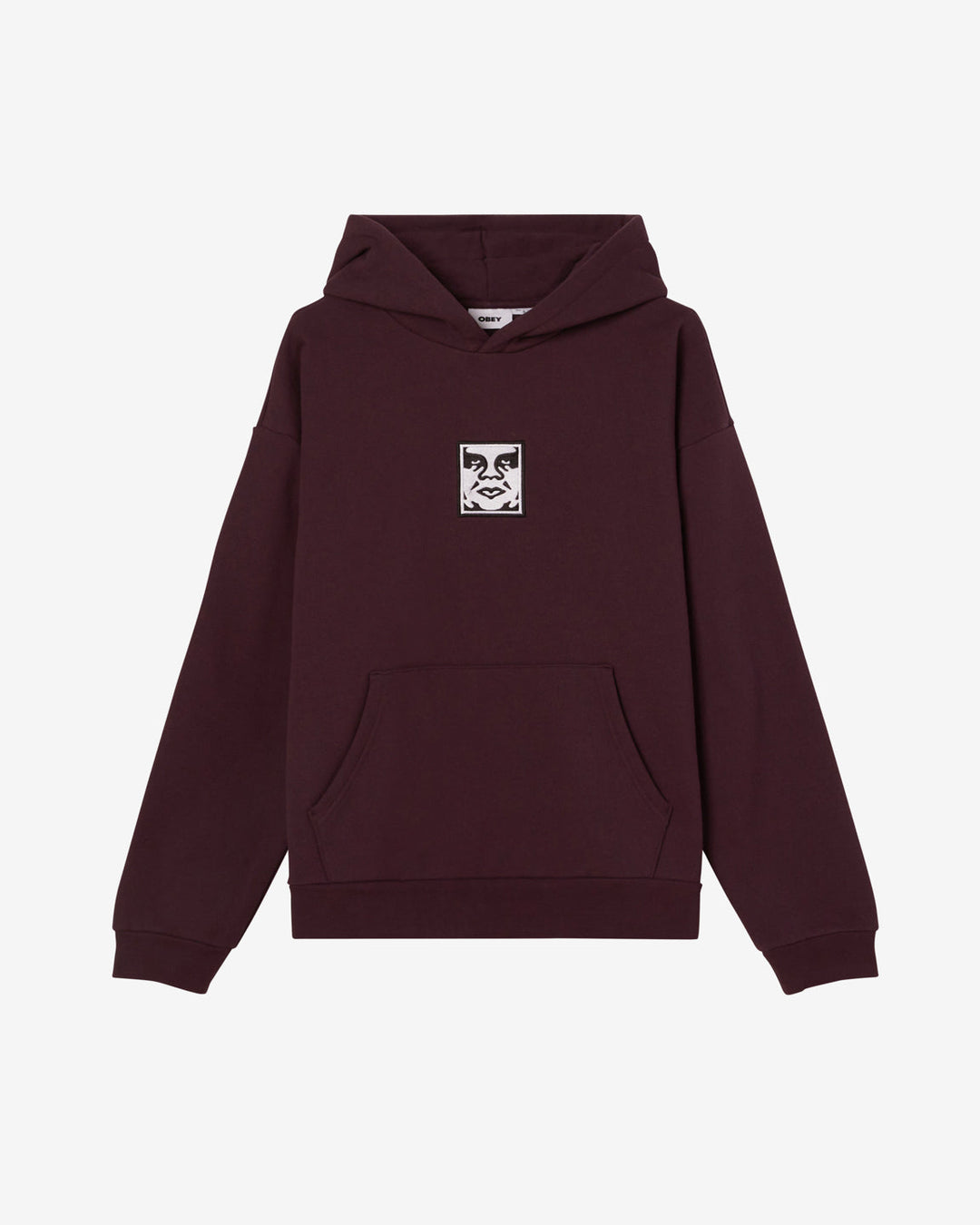 Obey ICON II EXTRA HEAVY PULLOVER - PLUM PERFECT - Sun Diego Boardshop