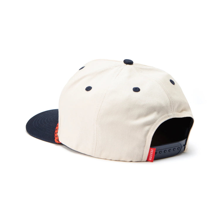 SEAGER BRANDED SNAPBACK - CREAM/NAVY - Sun Diego Boardshop