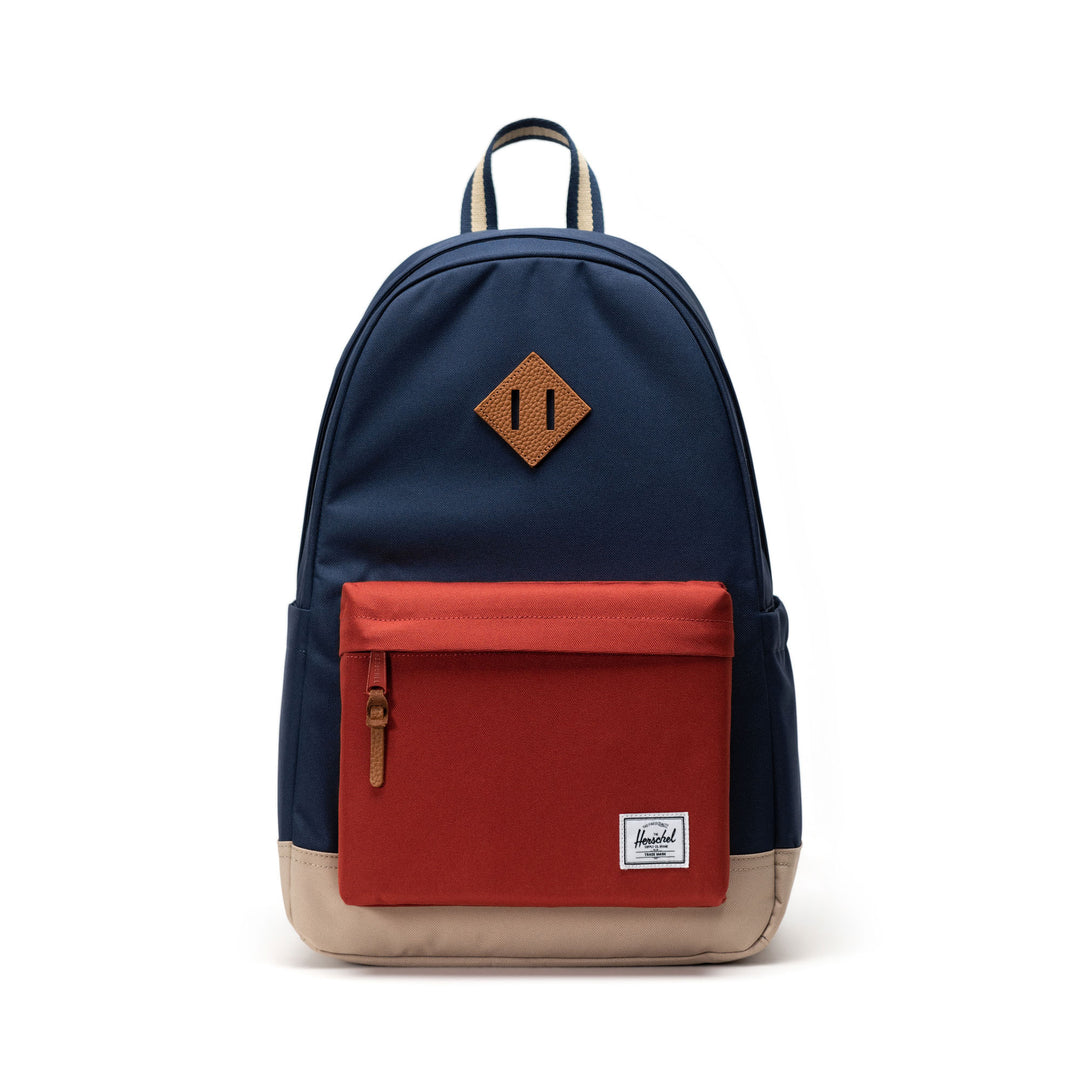 Herschel Supply Co Heritage Backpack - 24L - BLACK IRIS/RED - Sun Diego Boardshop