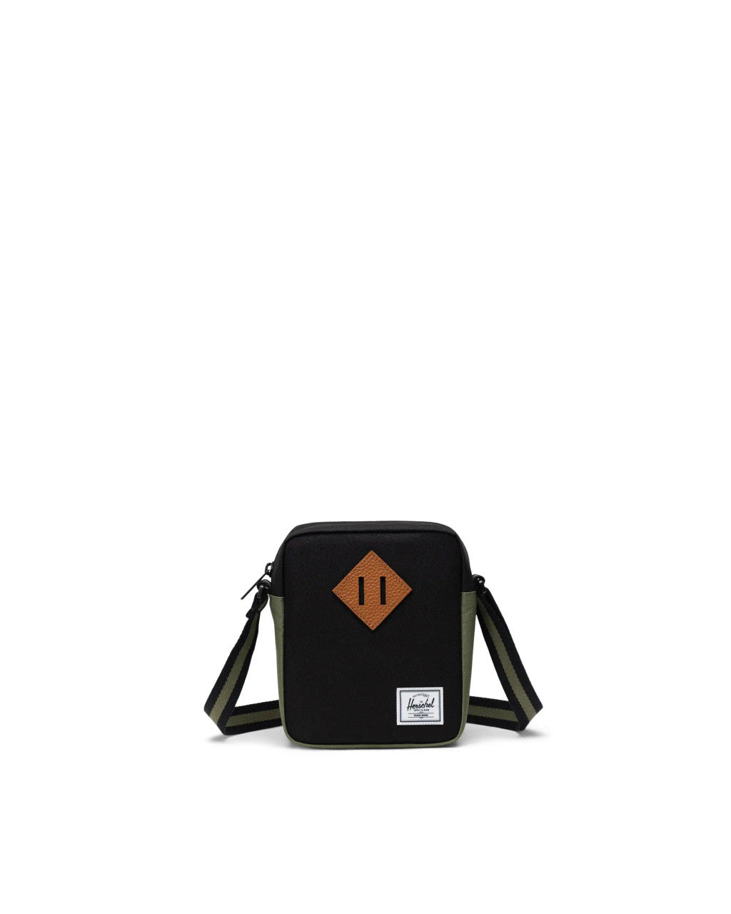 Herschel Supply Co Heritage Crossbody - 2.6L - BLACK/FOUR LEAF CLOVER - Sun Diego Boardshop