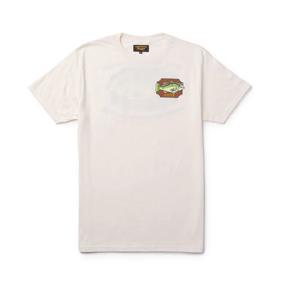 SEAGER BILLY BASS TEE - WHITE - Sun Diego Boardshop