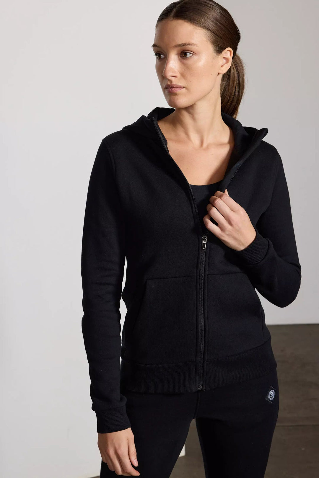 MPG Sport Women Comfort Fleece Zip-Up Hoodie - BLACK - Sun Diego Boardshop