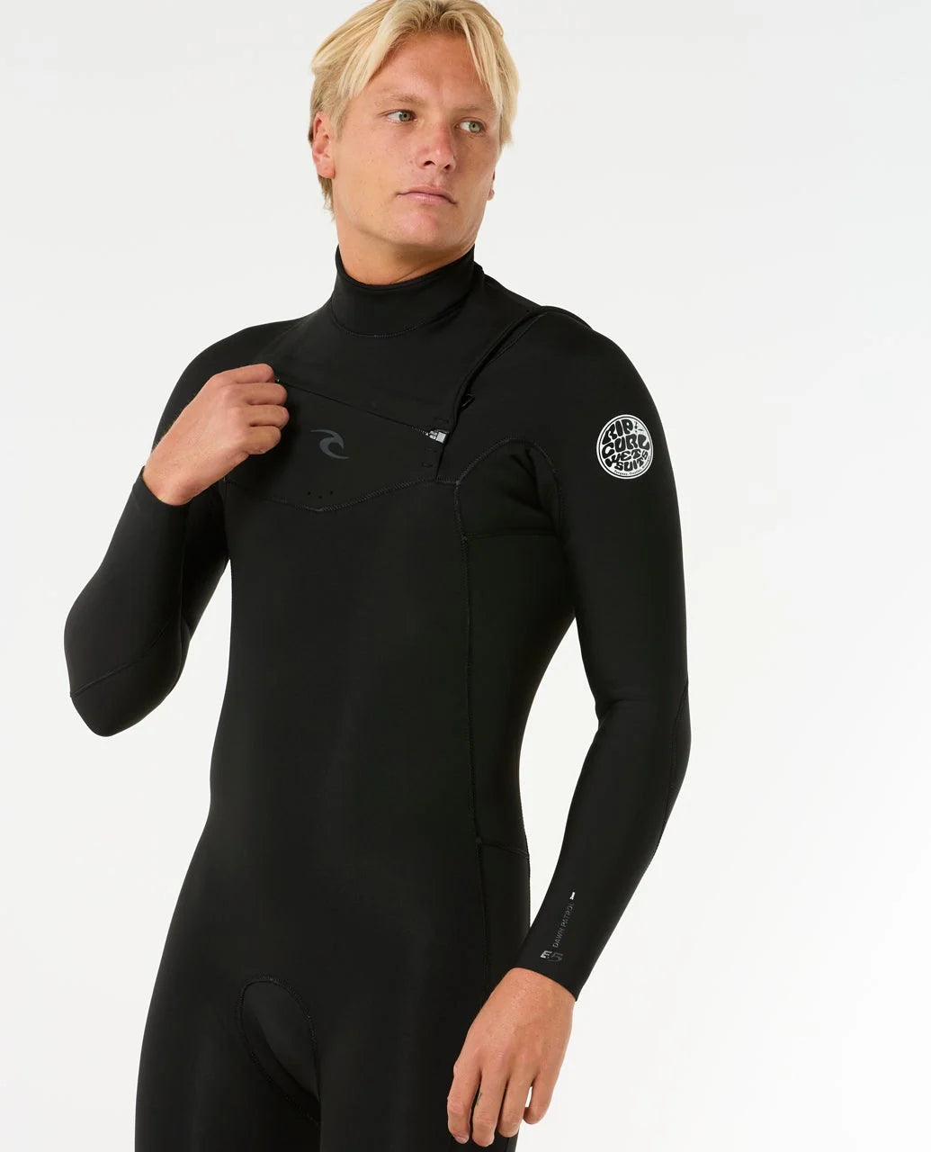 Rip Curl Men's Dawn Patrol 2/2 Long Sleeve Chest Zip Springsuit - Black - Sun Diego Boardshop