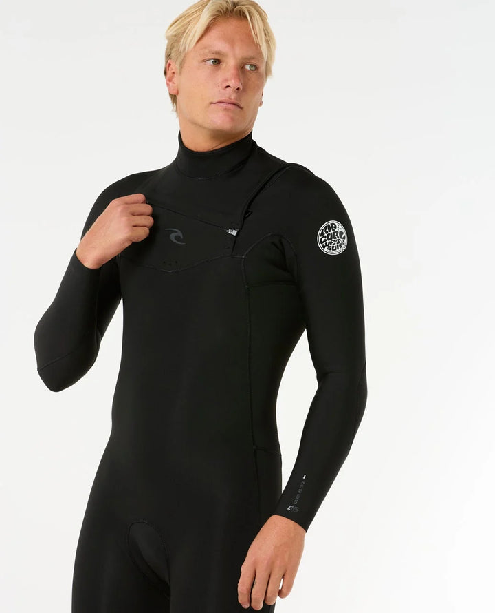 Rip Curl Men's Dawn Patrol 2/2 Long Sleeve Chest Zip Springsuit - Black - Sun Diego Boardshop