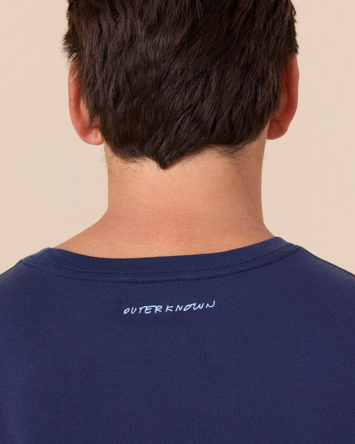 Outerknown Men's Ty Williams Salt Water Pocket Tee - Marine
