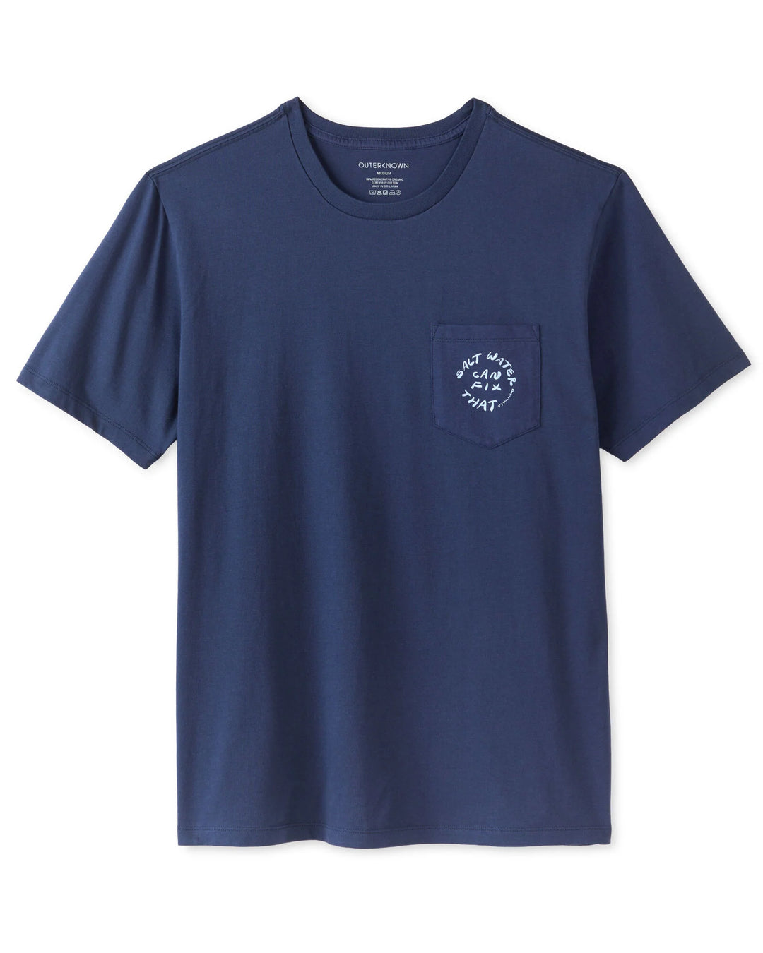 Outerknown Men's Ty Williams Salt Water Pocket Tee - Marine