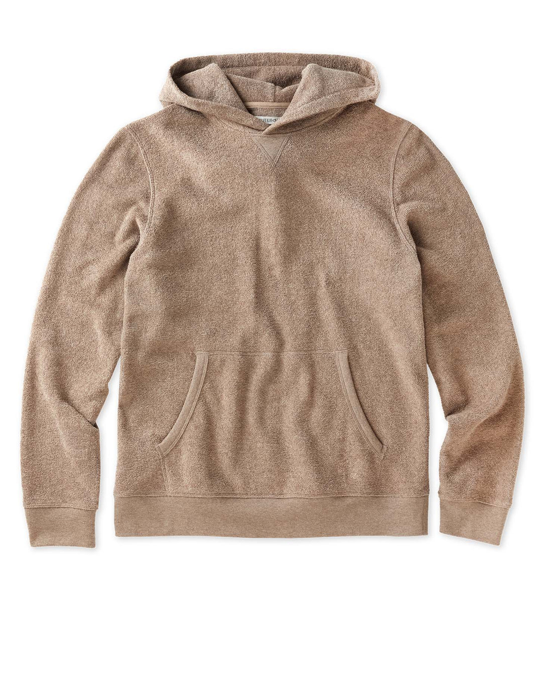 Outerknown Men's Hightide Pullover Hoodie - Heather Coconut