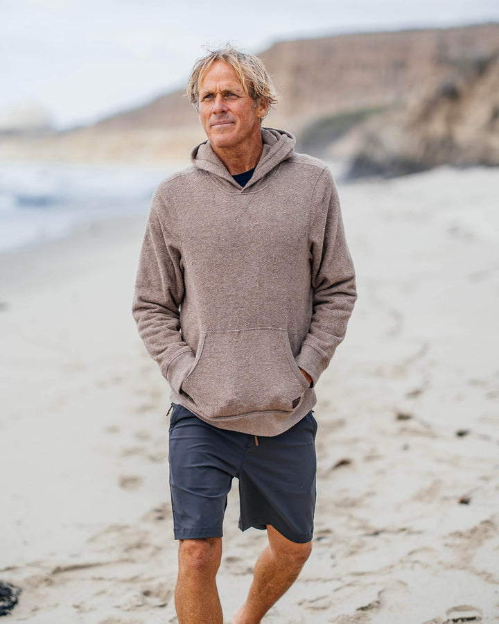 Outerknown Men's Hightide Pullover Hoodie - Heather Coconut
