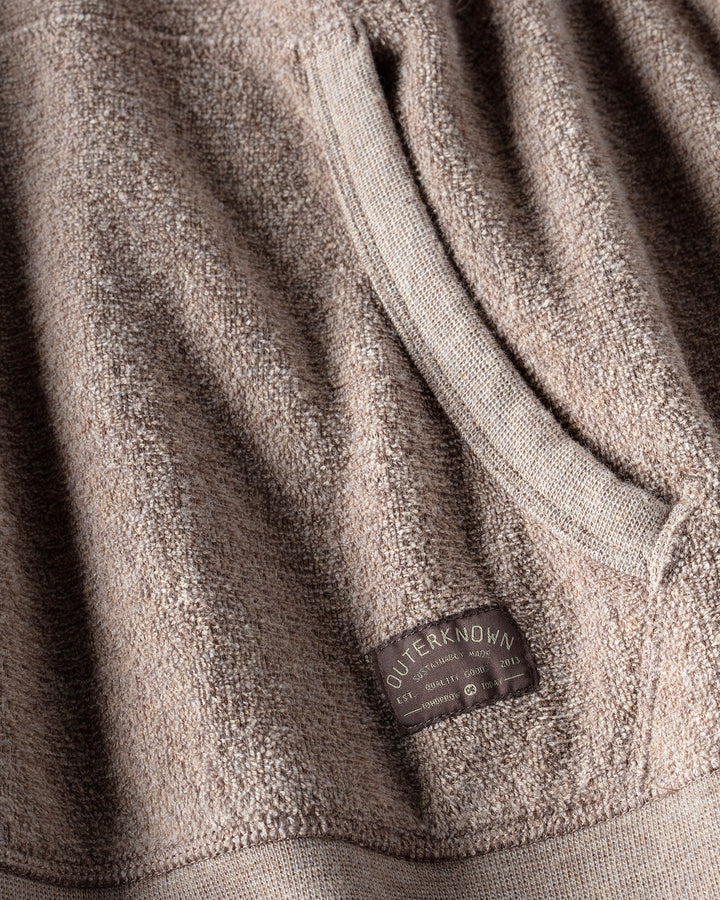 Outerknown Men's Hightide Pullover Hoodie - Heather Coconut
