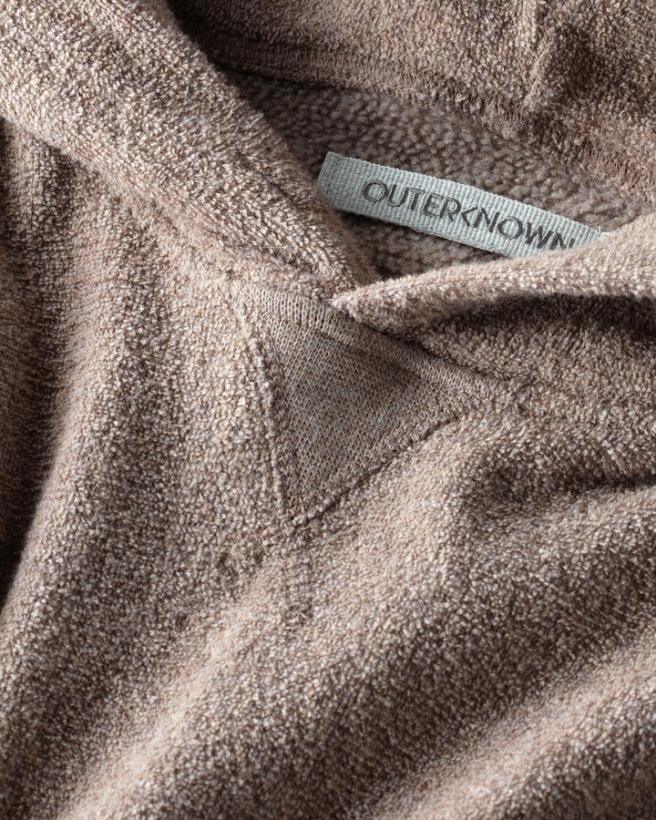 Outerknown Men's Hightide Pullover Hoodie - Heather Coconut