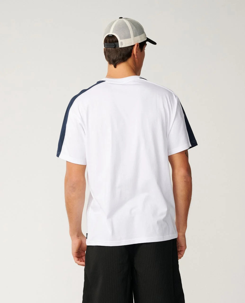 Rip Curl Men's Archive Up Top Panel Loose Tee - White - Sun Diego Boardshop