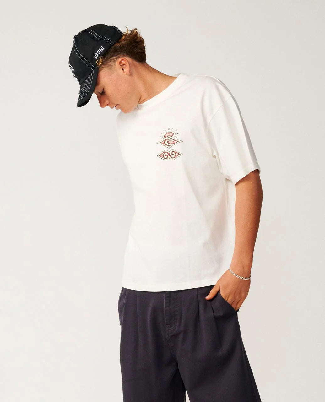 Rip Curl Men's Disorder Boneyards Tee - Bone - Sun Diego Boardshop