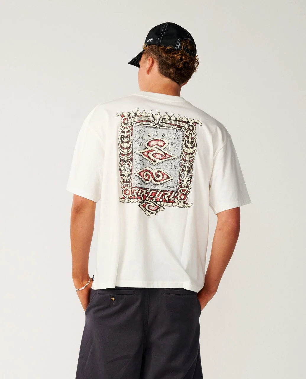 Rip Curl Men's Disorder Boneyards Tee - Bone - Sun Diego Boardshop