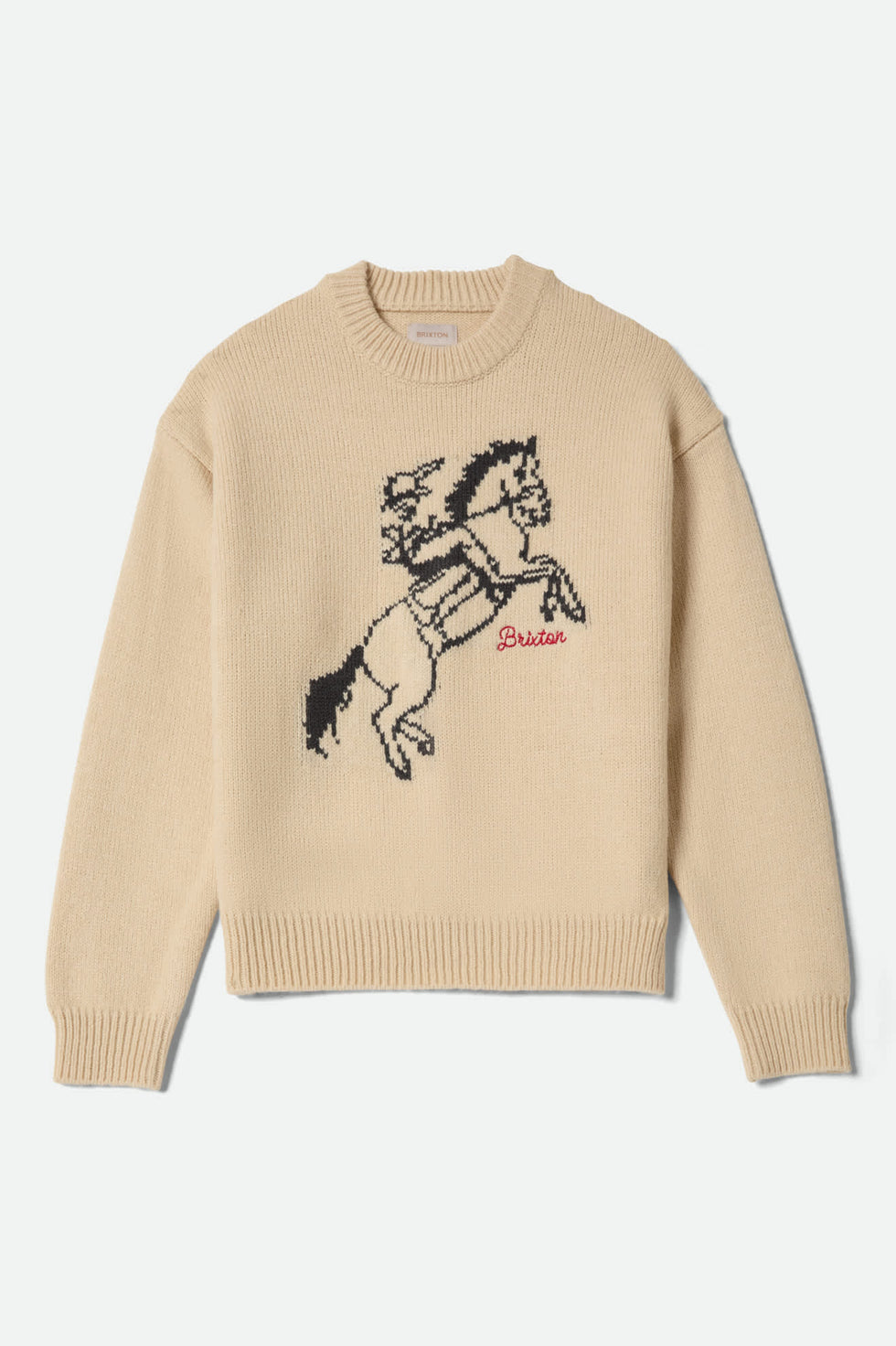 Brixton Brixton Ranching Club Crew Sweater - Whitecap - Sun Diego Boardshop