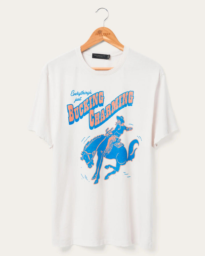 Junk Food Bucking Charming Vintage Tee - BIRCH - Sun Diego Boardshop