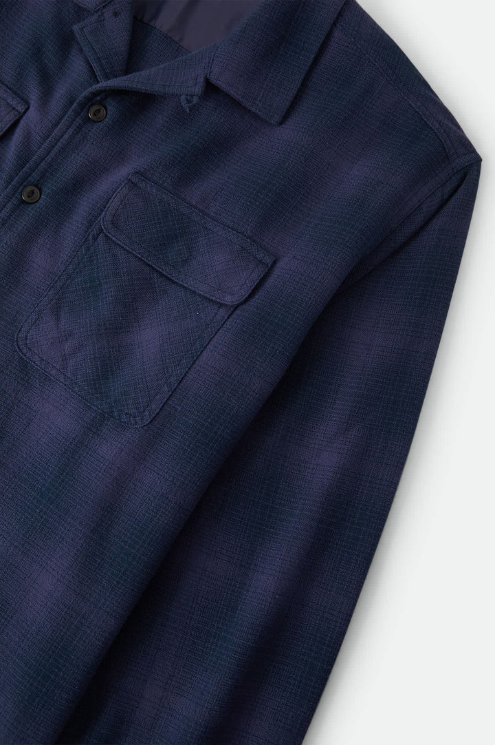 Brixton Men's Century Overshirt - Blue/Navy Shadow - Sun Diego Boardshop