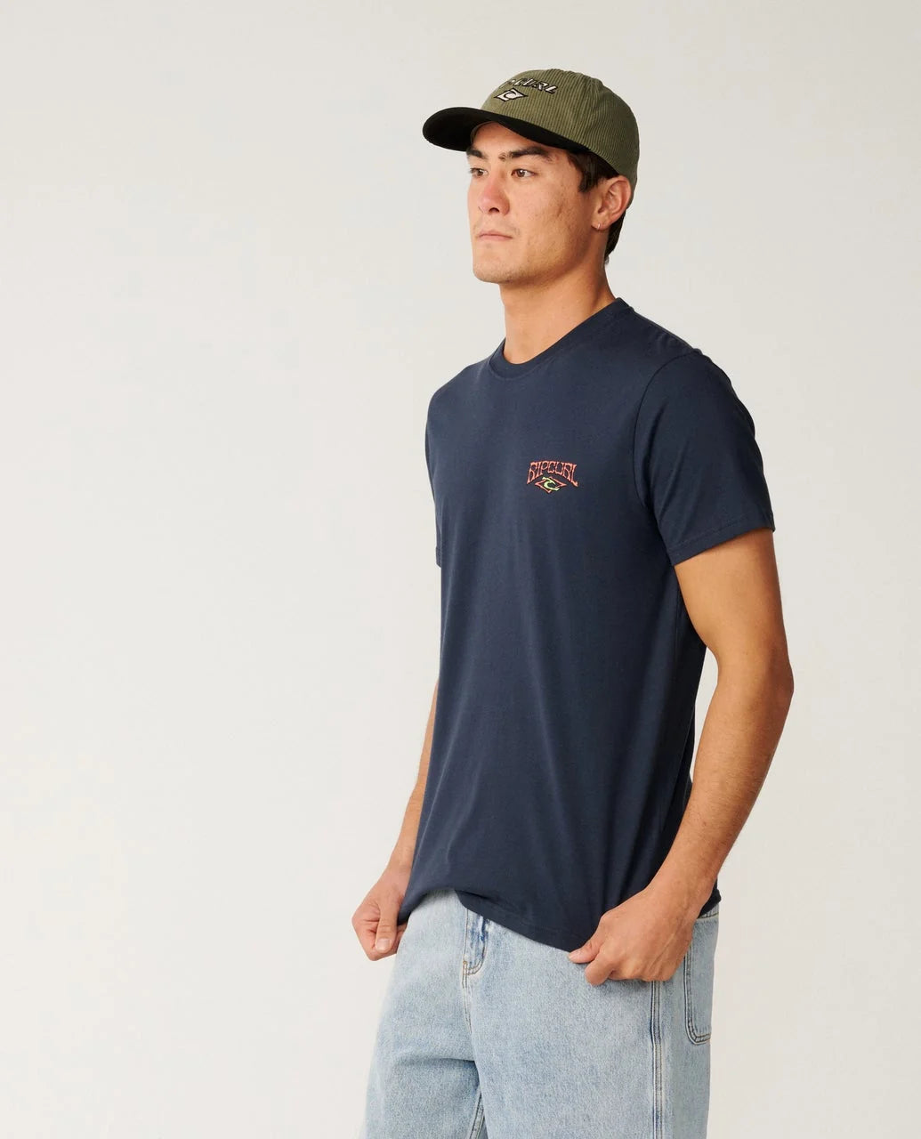 Rip Curl Men's Air Shred Standard Tee - Dark Navy - Sun Diego Boardshop