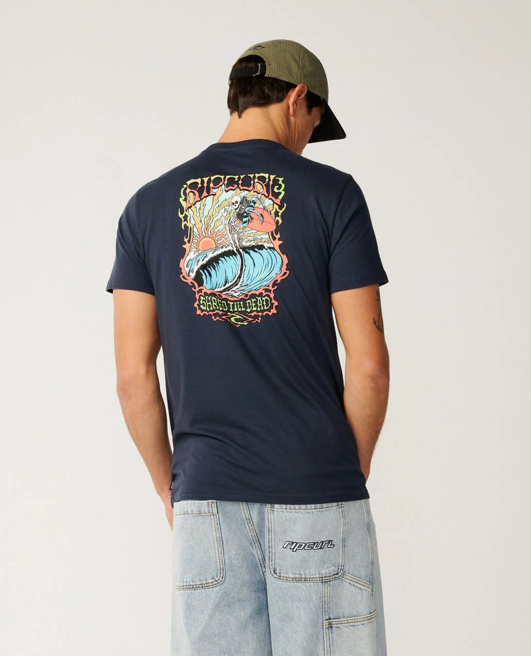 Rip Curl Men's Air Shred Standard Tee - Dark Navy - Sun Diego Boardshop