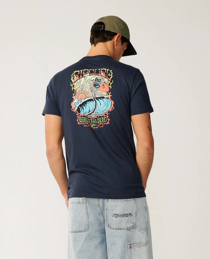 Rip Curl Men's Air Shred Standard Tee - Dark Navy - Sun Diego Boardshop