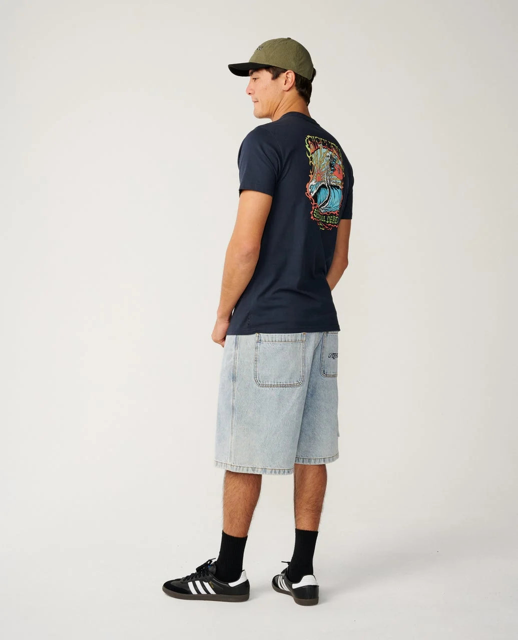Rip Curl Men's Air Shred Standard Tee - Dark Navy - Sun Diego Boardshop