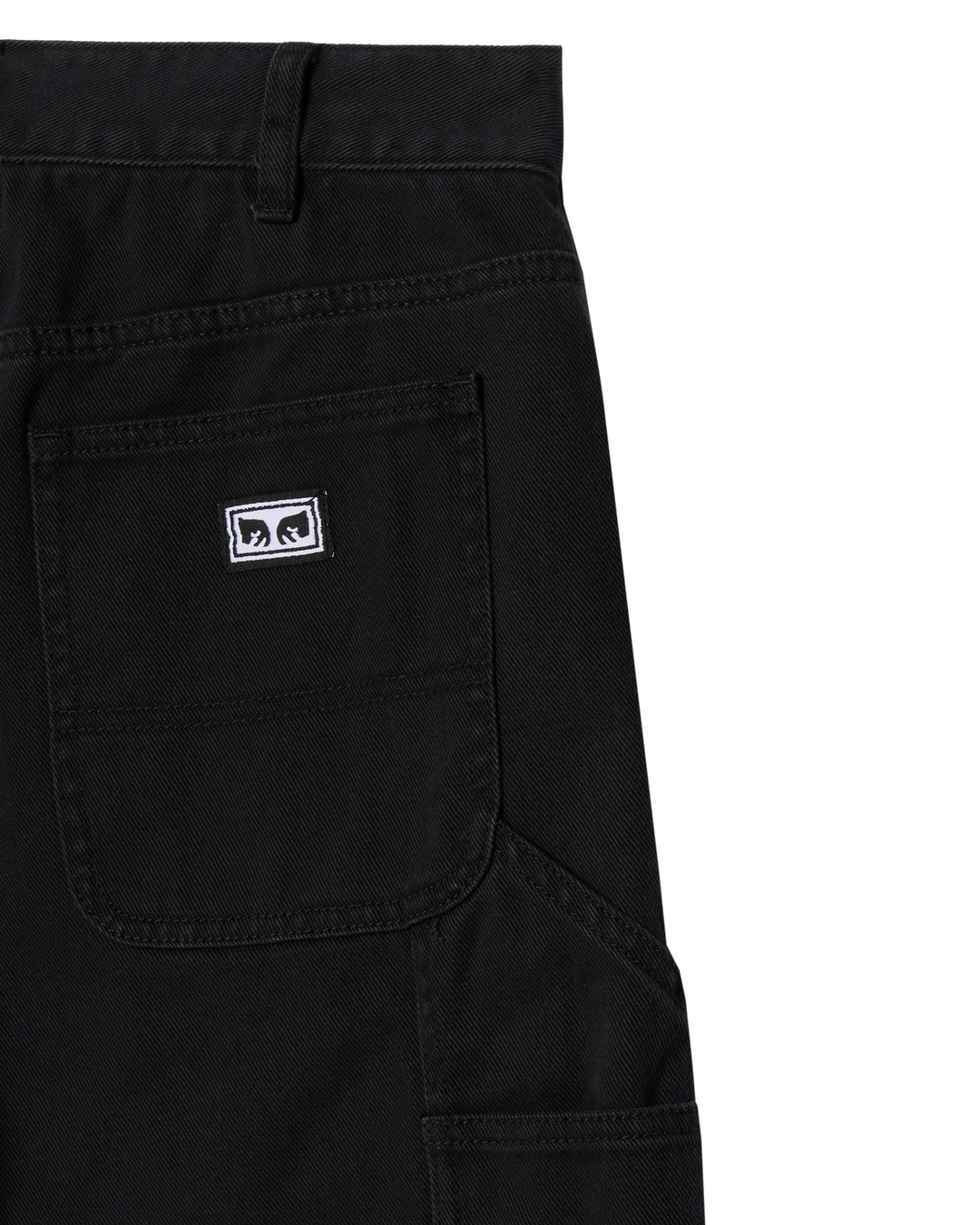 Obey Hardwork Carpenter Denim - Black Faded Wash - Sun Diego Boardshop